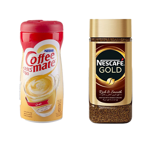 قهوه فوری نسکافه GOLD و کافی میت برند نسکافه NESCAFE خرید از مزلاین