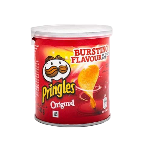 چیپس نمکی مینی برند پرینگلز pringles خرید از مزلاین