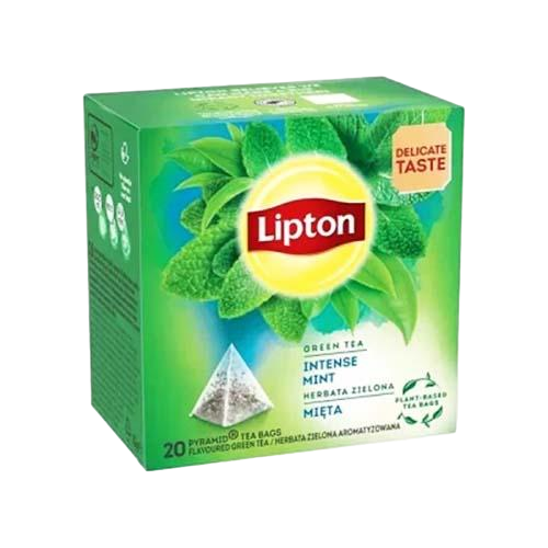 چای سبز با برگهای تازه نعناع برند لیپتون Lipton خرید از مزلاین