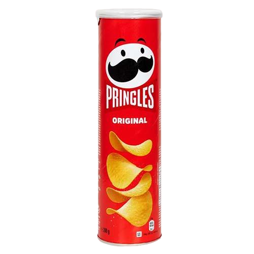 چیپس ساده برند پرینگلز pringles خرید از مزلاین