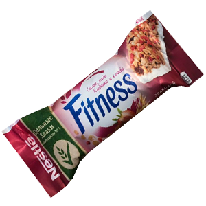 فیتنس بار رژیمی با طعم توت فرنگی و زرشک برند نستله Nestle خرید از مزلاین