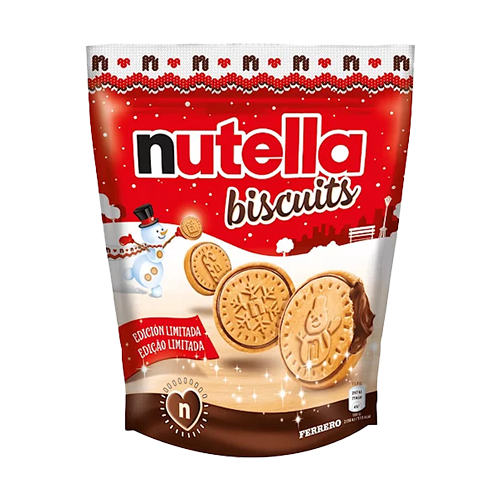 بیسکویت کرمدار فندقی پاکتی برند نوتلا Nutella خرید از مزلاین