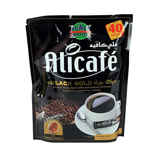 قهوه فوری بلک گلد برند علی کافه Alicafe خرید از مزلاین