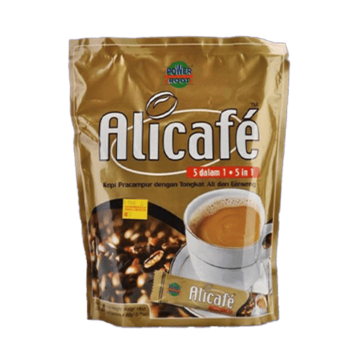 قهوه فوری مدل Ginseng برند علی کافه Alicafe خرید از مزلاین