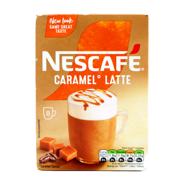 پودر قهوه فوری لاته کاراملی برند نسکافه NESCAFE خرید از مزلاین