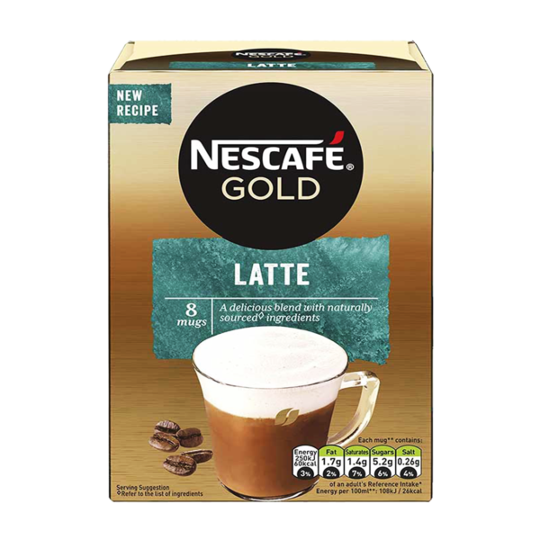 پودر قهوه فوری لاته گلد برند نسکافه NESCAFE خرید از مزلاین