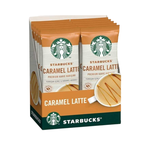 کافی میکس کارامل لاته بسته ای برند استارباکس STARBUCKS خرید از مزلاین