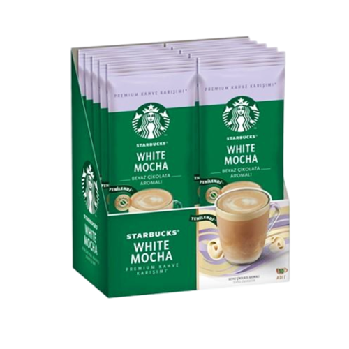 قهوه فوری وایت چاکلت موکا بسته ای برند استارباکس STARBUCKS خرید از مزلاین