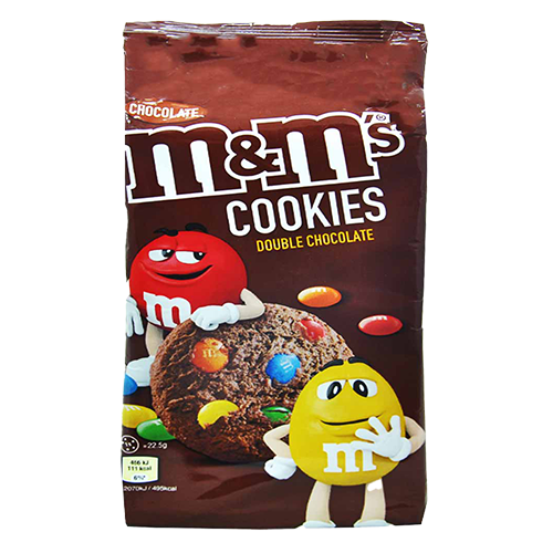 کوکی دبل چاکلت با دراژه برند ام اند ام M&M's خرید از مزلاین