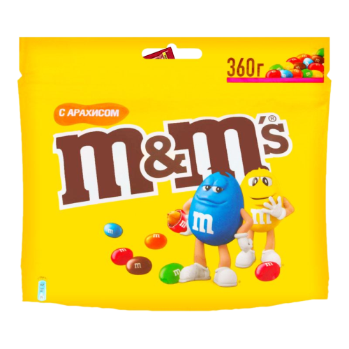 دراژه شکلاتی(اسمارتیز)بادام زمینی برند ام اند امM&M's خرید از مزلاین