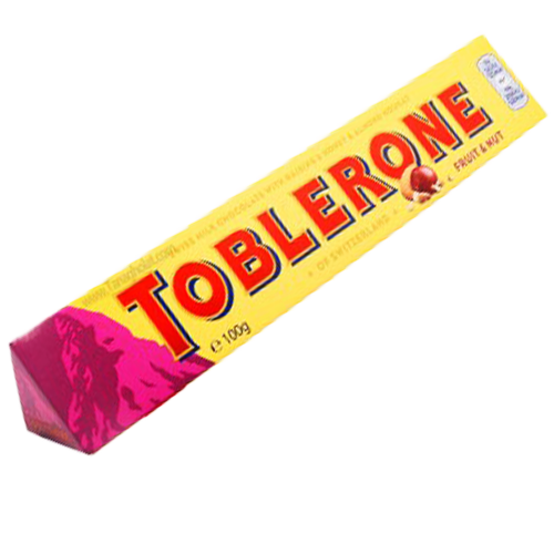 شکلات شیری با مغز کشمش عسل و بادام برند تابلرون Toblerone خرید از مزلاین