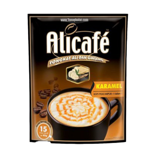 قهوه کارامل و جنسینگ برند علی کافه Alicafe خرید از مزلاین
