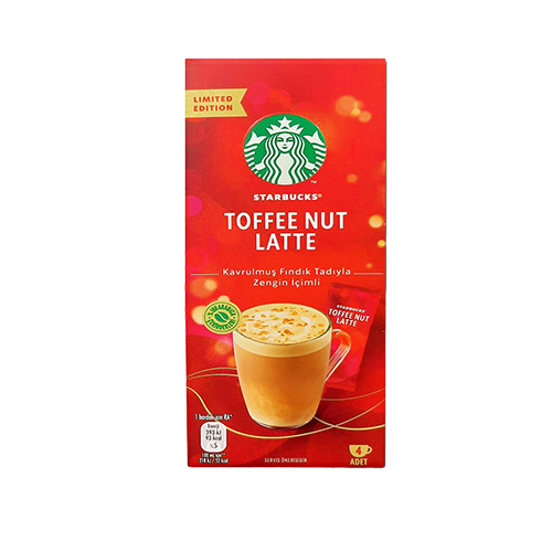 قهوه فوری تافی نات لاته طعم آجیلی برند استارباکس STARBUCKS خرید از مزلاین