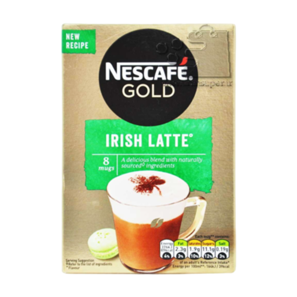 قهوه با طعم قهوه و کارامل ؛ قهوه فوری ایریش لته شکلات برند نسکافه NESCAFE خرید از مزلاین