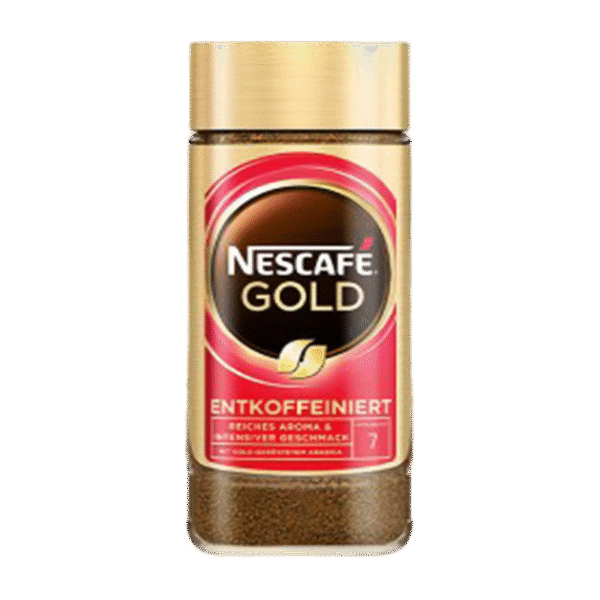 پودر قهوه فوری گلد بدون کافئین برند نسکافه NESCAFE خرید از مزلاین