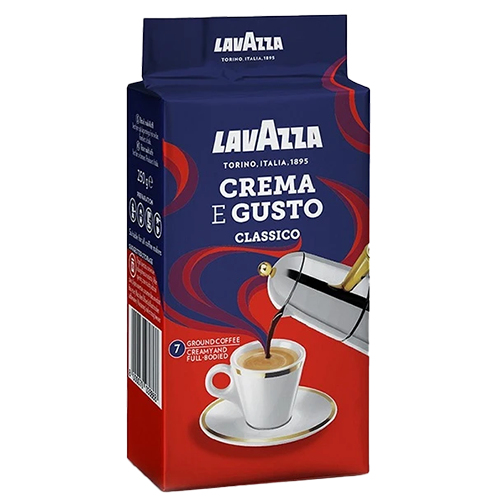 قهوه کرما اگوستو کلاسیک برند لاوازا LAVAZZA خرید از مزلاین