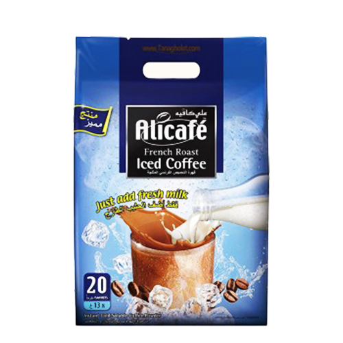  قهوه فوری آیس کافی فرنچ رست برند علی کافه Alicafe خرید از مزلاین