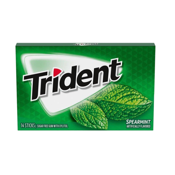 خرید آدامس های تریدنت با طعم‌های متنوع آدامس بدون شکر نعنایی برند تریدنت Trident از مزلاین.