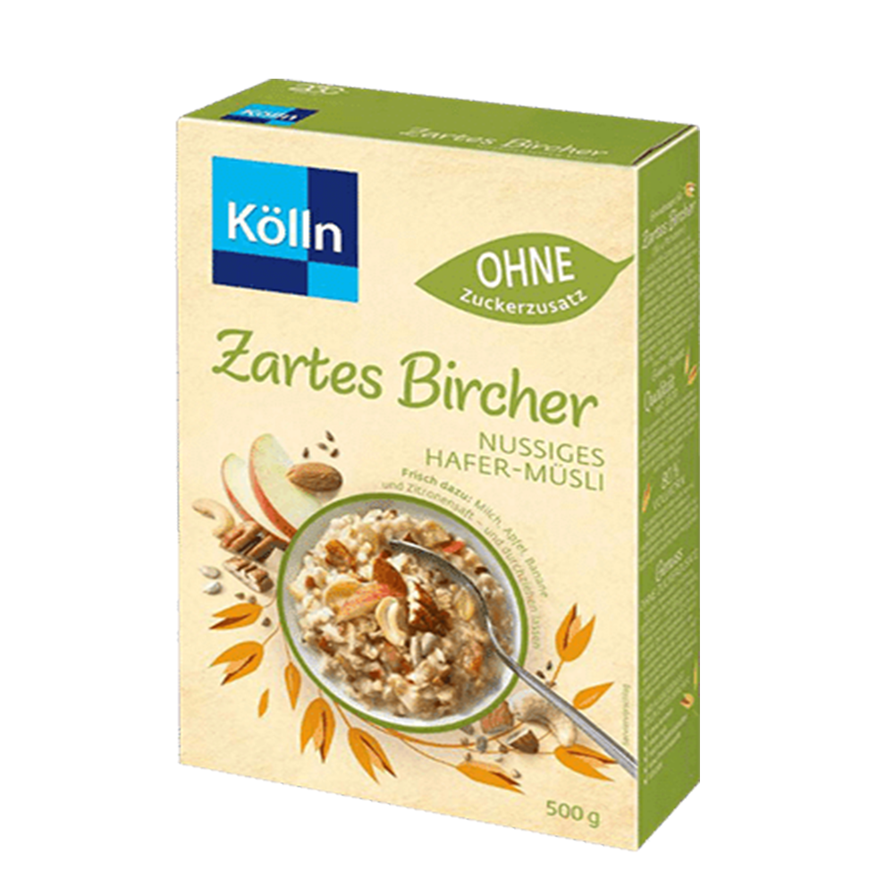 کورن فلکس موسلی سیب و آجیل برند کولن Kölln خرید از مزلاین