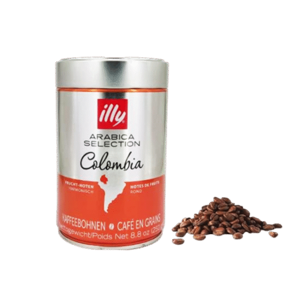 قهوه دانه کلمبیا برند ایلی ILLY قیمت خرید از مزلاین