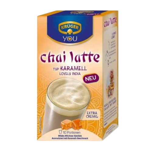 مزلاین به عنوان نوشیدنی سالم مناسب گیاه خواران و بدون گلوتن ؛ چای لاته کاراملی برند کروگر KRÜGE را به مشتریانش معرفی میکند.