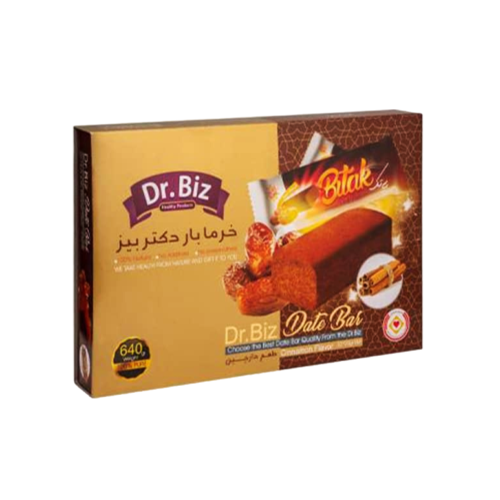 خرما بار دارچینی برند دکتر بیز Dr.BIZ قیمت خرید از مزلاین خرما بار دارچینی مناسب دیابتی ها برند دکتر بیز Dr.BIZ قیمت خرید از مزلاین
