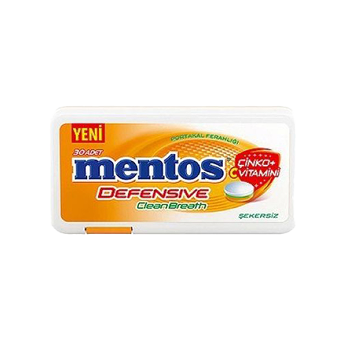 قرص خوشبوکننده دهان منتوس mentos لیمویی بدون شکر خرید و ارسال از فروشگاه آنلاین مزلاین.