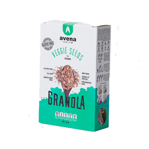 9-2 گرانولا اونا avena وگان ؛ مناسب رژيم و سالم خوری . خرید آنلاین از مزلاین