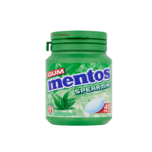 آدامس منتوس mentos با طعم نعناع بدون شکر و رژیمی از برترین برندها خرید و ارسال از مزلاین.