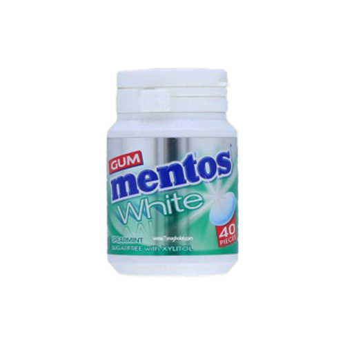 آدامس منتوس mentos وایت با طعم نعناع بدون شکر خرید و ارسال از مزلاین.