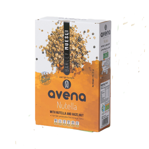 موسلی اونا avena نوتلا و فندق سرشار از فیبر، آنتی‌اکسیدان خرید از مزلاین